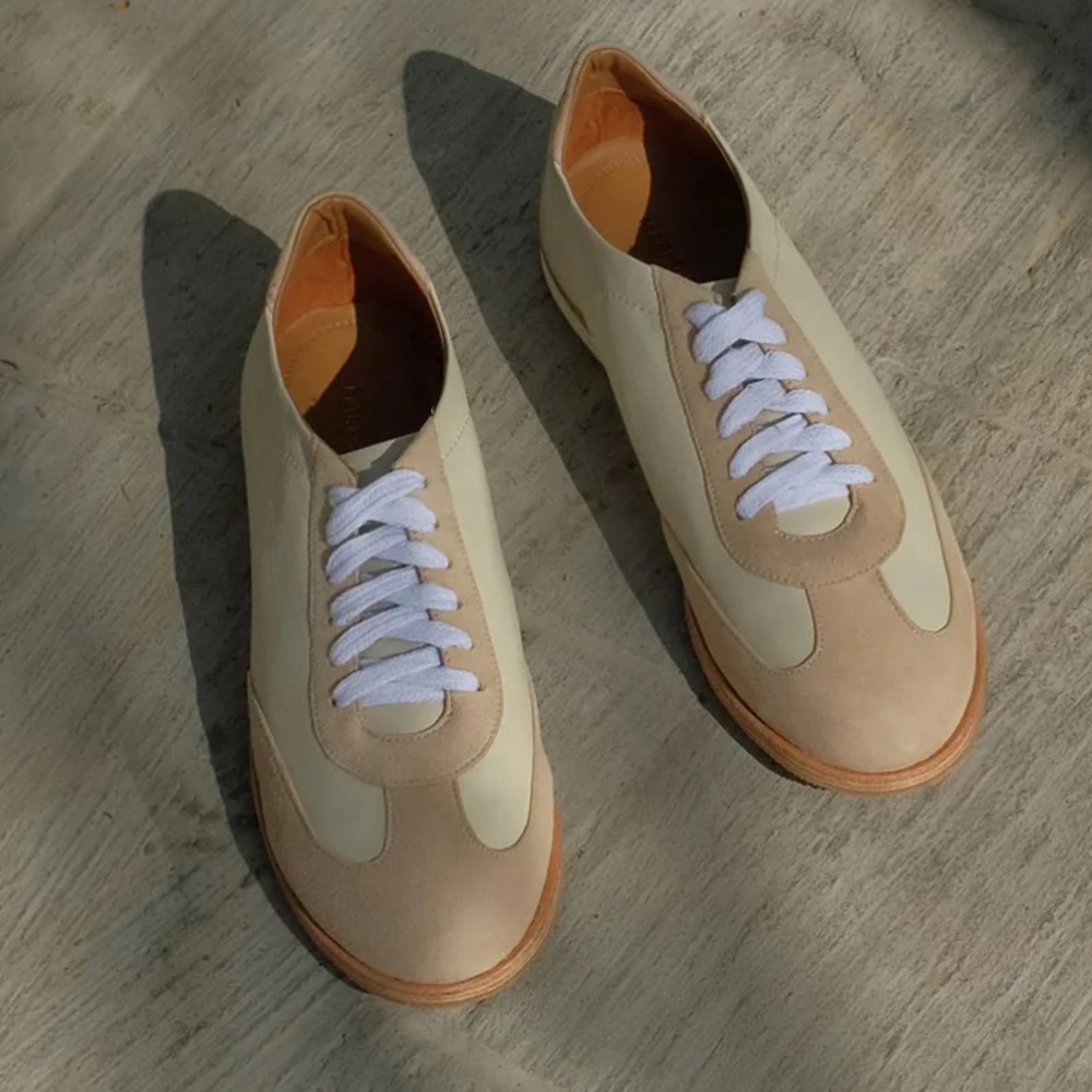 Mark Giudicelli Leather Sneakers W Size 8 Made in Italy